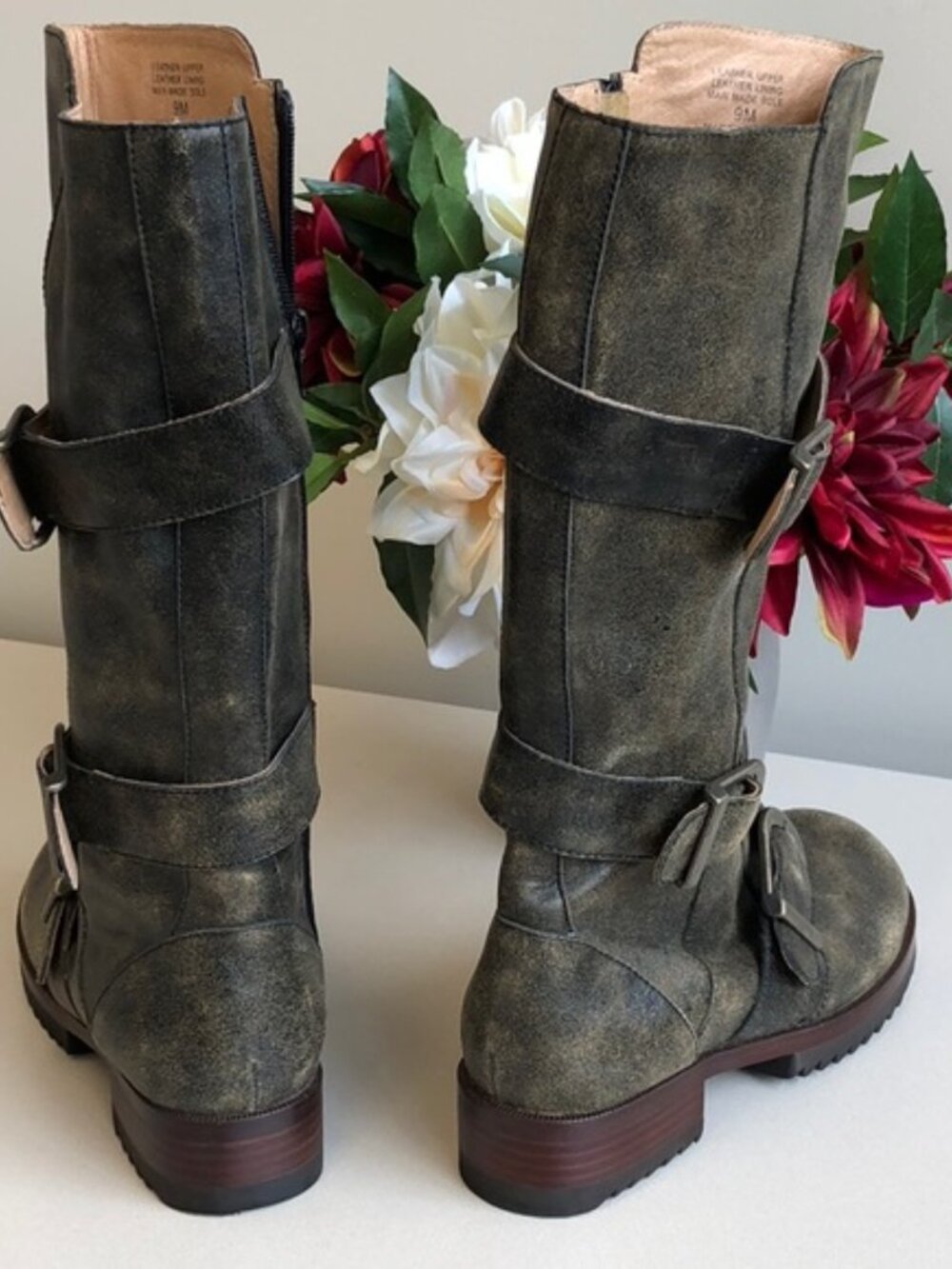 Sundance Sage green mid calf boot - Picture 6 of 9